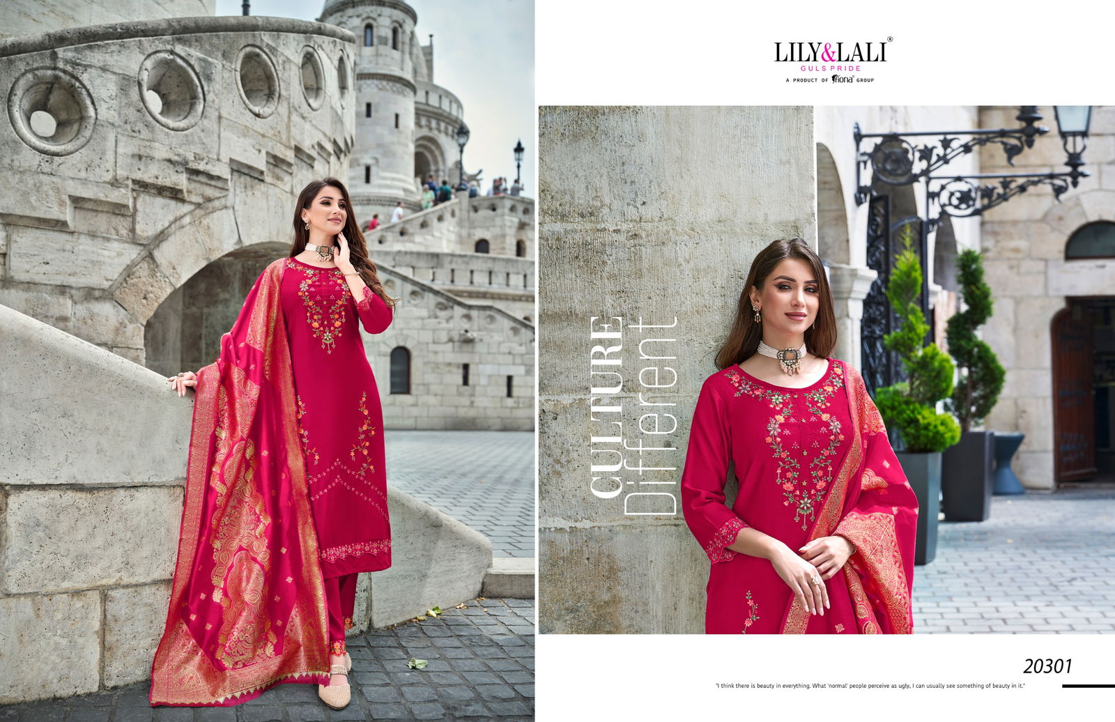 Hasmeena Vol 3 By Lily And Lali Organza Embroidery Kurti With Bottom Dupatta Orders in India
